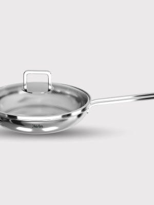 Chảo Karlin Chống Dính Tự Nhiên – Đáy 4 Lớp – Đường Kính 24 cm – Nấu Được Trên Mọi Loại Bếp