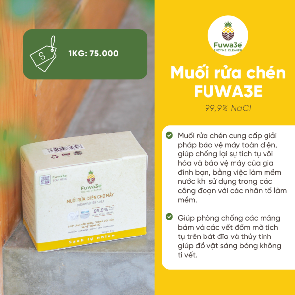Muối rửa chén cho máy Fuwa3e - 2KG