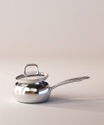 Quánh Karlin Chống Dính Tự Nhiên SP14 PRO - Đáy 3 Lớp - Kiểu Dáng Nhỏ Gọn - Nấu Được Trên Mọi Loại Bếp