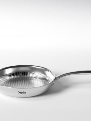 Chảo Karlin Chống Dính Tự Nhiên G26 PRO Inox 316 Đáy 4 Lớp 26cm x 6cm - Chuẩn Châu Âu