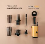 Máy ép chậm SnapBee SK-202VN - Ép rau củ quả siêu kệt bã - Thương Hiệu Mỹ