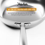 Chảo Karlin Chống Dính Tự Nhiên - P26 - Đáy 5 Lớp - Sâu lòng 7 cm - Đường Kính 26 cm - Nấu Được Trên Mọi Loại Bếp - Không kén bếp