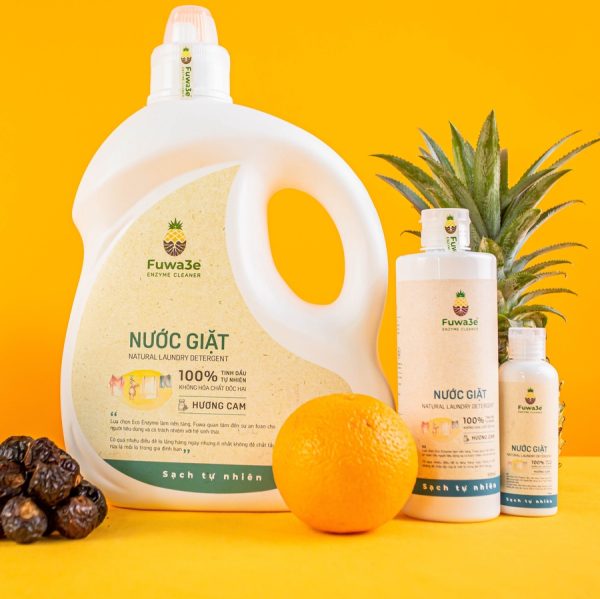 Nước giặt Fuwa3e (Hương cam) - 3500ml (3.5 Lít)