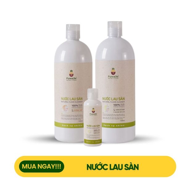 Nước lau sàn Fuwa3e (Hương sả chanh , Hương Quế) - 1000ml (1 Lít)