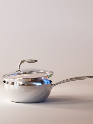 Chảo Karlin Chống Dính Tự Nhiên - PS5 PRO - Đáy 5 Lớp - Sâu lòng 9.5 cm - Đường Kính 24 cm - Nấu Được Trên Mọi Loại Bếp - Không kén bếp